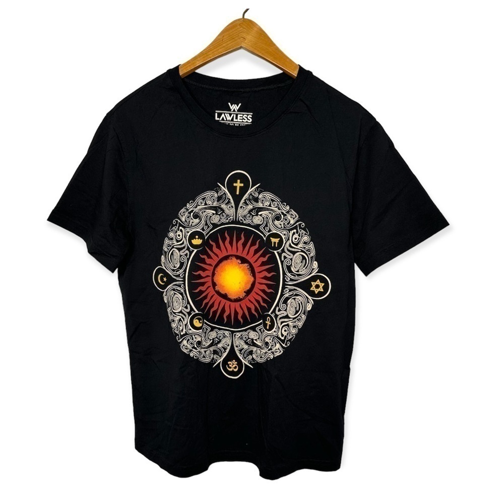 Lawless Pluralism Graphic T-Shirt Men's‎ Size M – Short Sleeve Streetwear Tee